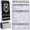 Teling 12 Packs Public Safety Police Field Interview Notebook, 70 Sheets, 140 Pages, for Law Enforcement Officer