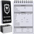 Teling 12 Packs Public Safety Police Field Interview Notebook, 70 Sheets, 140 Pages, for Law Enforcement Officer