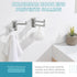 2 Pack, 304 Angle Simple Swivel Towel Double Hook Brushed Nickel Stainless Steel Bathroom Robe Hook