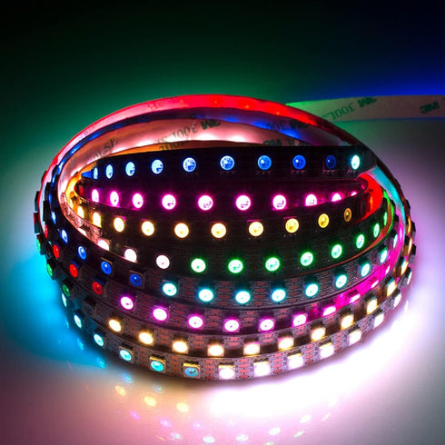 ADRESUNO WS2812B WS2811 WS2812 60Pixels/m 5050 DC5V (16.4FT 300LEDS LED Strip Individual Addressable Light IC SMD RGB
