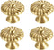 SANCHAKOU Cupboard Drawer Pull Handles 2 Pack Solid Bedside Table Brass Handle Chinese