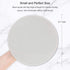 Hsurbtra Premium-Textured Mouse Pad - Small Round 8.7 x 8.7 Inch Gray, Anti-Slip Waterproof Rubber for Office Home
