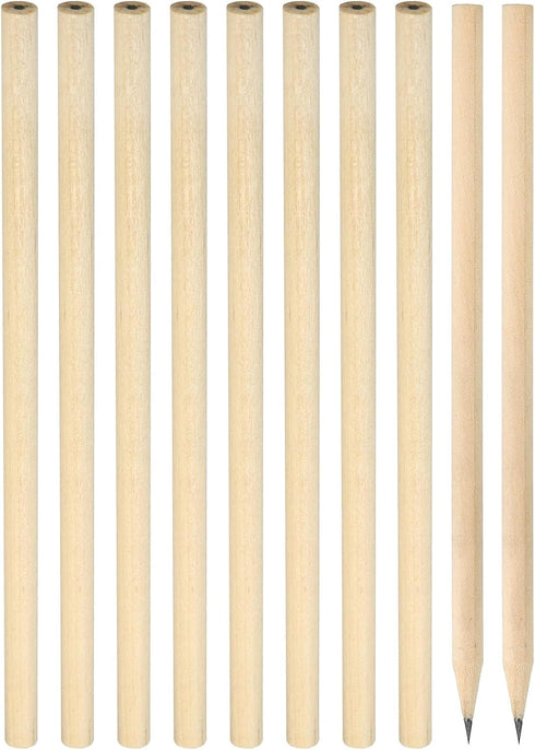 PATIKIL Brown Round Pencils, 50 Pack HB Graphite Pencils for Classroom and Office