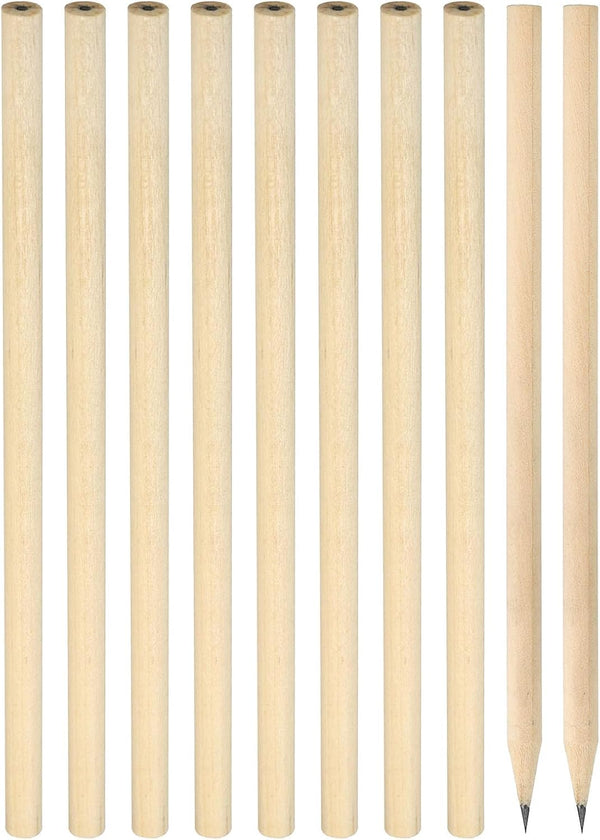 PATIKIL Brown Round Pencils, 50 Pack HB Graphite Pencils for Classroom and Office