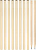 PATIKIL Brown Round Pencils, 50 Pack HB Graphite Pencils for Classroom and Office