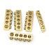 5pcs Electrical Wire Screw Terminal Ground, Brass Grounding Bars, 5 Positions Terminal Ground Bar