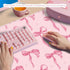 Wirfray 31.5 11.8in Pink Mouse Pad, Large Pink Desk Mat Bows Computer Mat, Gaming Keyboard and Mouse Pad Non-Slip