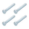 Hex Bolts (M10-1.25x70mm) 4Pcs, 8.8 Grade Carbon Steel Zinc Plated Fully Threaded Hex Head Screw Bolt for Furniture
