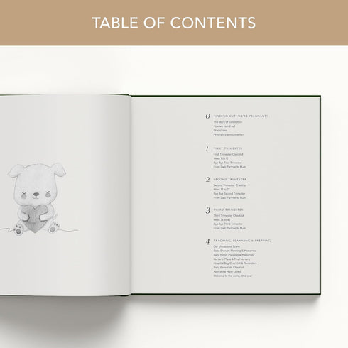 Betterday Studio Pregnancy Journal Mum to be Gifts Pregnancy Diary to Record Memories, Photos, Special Moments and your