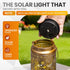Zfiglum 4 Pack 2 3.35 inches, 2.83 inches) Replacement Solar Light Parts, Waterproof Solar Light Replacement Top