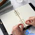 Tofun 2 Packs A5 6-Ring 8mm 80 160 Refillable Paper for Binders, Planner, Traveller Journal, Notebook, Dairy - Ruled