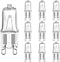 G9 Halogen Bulb 20W T4 JD Type Bulb 180 Lumen120 Volt Lamp