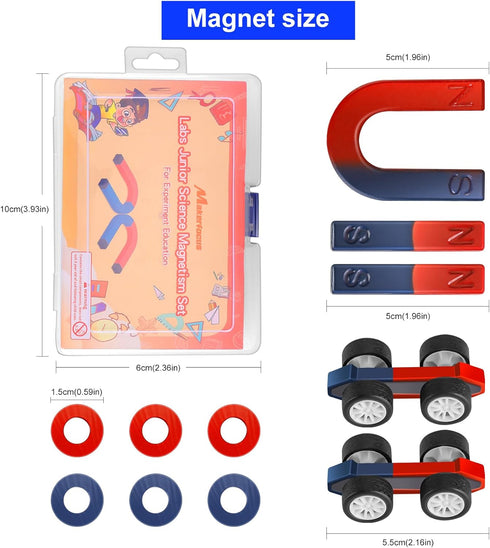 Science Magnet Kits for Kids: Educational Magnet Science Projects Experiment Tools Physics Lab Kits Includes