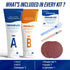 Porcelain Repair Kit for Sink & Tub, White Chip Repair Kit, Quickly Fix Cracks, Holes & Scratches with Super Adhesion