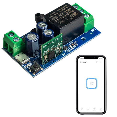 Ewelink WiFi Wireless Smart Relay Module, USB 5v/12v/24v/48v Remote ON Off Power Switch for Access Control