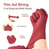 50, 3mil, SwiftGrip Disposable Nitrile Exam Gloves, Small, Box of Burgundy, Latex-Free, Powder-Free, Medical Grade