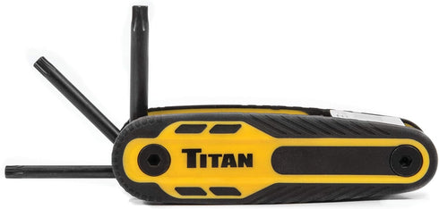 Titan 12772 8-Piece Locking Folding Star Key Set