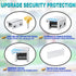 STERGDE (10 Sets), Sliding Window Locks Security Window Locks with Keys, Adjustable Aluminum Sliding Window Stops, Easy