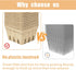 EXJEXJ 30 (30) Pcs Natural Pulp Fiber Berry Basket Small Vented Berry Picking Basket Small Container Holder for Fruits