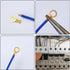 160 Pcs Copper Ring Terminals, M3/M4/M5/M6/M8/M10 Brass Wire Connectors, Crimp Kit for Electrical Terminals