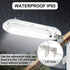 MOLEBIT 18 200 2-Pack) Solar Gutter Lights Outdoor Security Light, Waterproof Wall Sconces Lights Super Bright LED