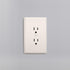 TayMac 2520LA MASQUE Light Almond 1-Gang Duplex Jumbo Electrical Outlet Cover Wall Plate 1-Pack, Replaces Old Wall Plate for Electric Outlet, Home Improvement Essential by TayMac