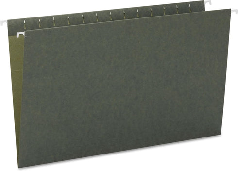Smead Hanging File Folder, No Tabs, Legal Size, Standard Green, 25 per Box for Organizing Documents