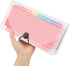 Uquelic 2Pack Desk Stand Receipt Folder, 13 Pockets Expanding Coupons Storage with Label, 10 x 5 inch (Double Clear)