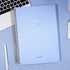 FLYING EAGLE Large Graph Notebook, 8.5 x 11, 210 Pages, Hardcover Engineering Paper, Blue