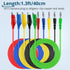 35PCS Set Box,5 Clips,5 Back Probe Kit Automotive Test Leads with Storage Large Alligator Wire Piercing Probes,Flexible