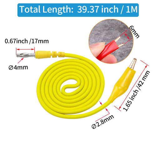34-in-1 Test Lead and Test Probe Kit for Multimeter Tester, Multi-type Back Probe Set