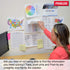Ultimate Office AdjustaView 10-Pocket Wall Reference Organizer with Easy-Load Pockets & Mounting Screws