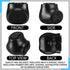 5 Pcs Insulated Multi Cable Connectors - 2 Port Single Entry Splice Electrical Power Connector Black