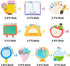30 Pack Teacher Sticky Notes - Teacher Notepads Book Pencil Ruler Shaped Set Self Sticky Writing Memo Pads Page Marker for Teacher Appreciation Gift Back to School Supplies Office Supplies