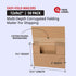 Tape Logic TLM2BKK Easy-Fold Mailers, 12 1/8" x 9 1/8" x 2", Kraft, Pack of 50