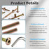 FOCMKEAS 8 M6 20mm Pcs Crib Screws,Hex Socket Drive Round Head Screw,Furniture Bolt,Crib Parts,Zinc Plated Carbon