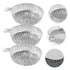 100Pcs Aluminum Foil Sample Weighing Tray, Disposable Foil Plates for Labs, Lightweight Pans for Accurate Weighing
