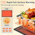 DTPTCIM Tray,10-Second Heating,7 Settings Food Warming Fast Temperature with Timer & Overheat Protection.Warming Trays