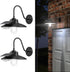 APONUO Solar Wall Lights Outdoor with 3 Lighting Modes & Motion Sensor,