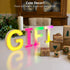 MeRGBWLife Light Up LED Letter Lights USB Powered Color Changing Alphabet Sign, APP Controlled Night Light for Bedroom