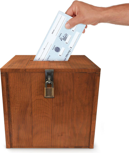 Eaasty 200 Pieces Church Offering Envelopes, My Offering Bill Size for Donations and Religious Occasions