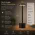 Lecordh 2 Pack, Dimming, Cordless Table Lamp Rechargeable LED Table Lamps with Touch Battery Operated Portable Lamps