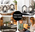 Set 2 7''H 6-Hour Bulb JHY DESIGN of Battery Operated Wall Sconce Metal Wall Mount Lamp with Timer and Fairy Lights