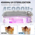 Ultrasonic Jewelry Cleaner, 48KHz Professional Chargeable Ultrasonic Cleaner with Digital Timer for Eyeglasses, Watch,