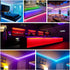 40 ALED LIGHT Bluetooth String Light Controller with Keys IR Remote Control for RGB LED Strip Lights, Compatible