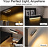 1800mAh 3000K Closet Motion Sensor Night Lights, Rechargeable Motion Activated Night Light, Battery Operated LED Sensor