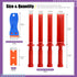 Swpeet 36Pcs Plastic Chisel and Blade Scraper Tools, 3/4" 7/8" 1" 1-1/2" Assortment Kit for Adhesive, Caulk, Labels