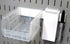 Wall Control 8in Pegboard Accessory Hanger Tool Holder Bracket, White