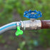 Pndeyo 2pcs 7x7mm Outdoor Faucet Handle Hose Bib Handle, Square Stem Hole Water Spigot Handle, Round Wheel Outside