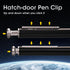 WRITECH Premium Gel Pens Fine Point 0.7mm Black Ink Pen 2ct with 2 Refills No Smear & Quick Dry Luxury Up-Gel